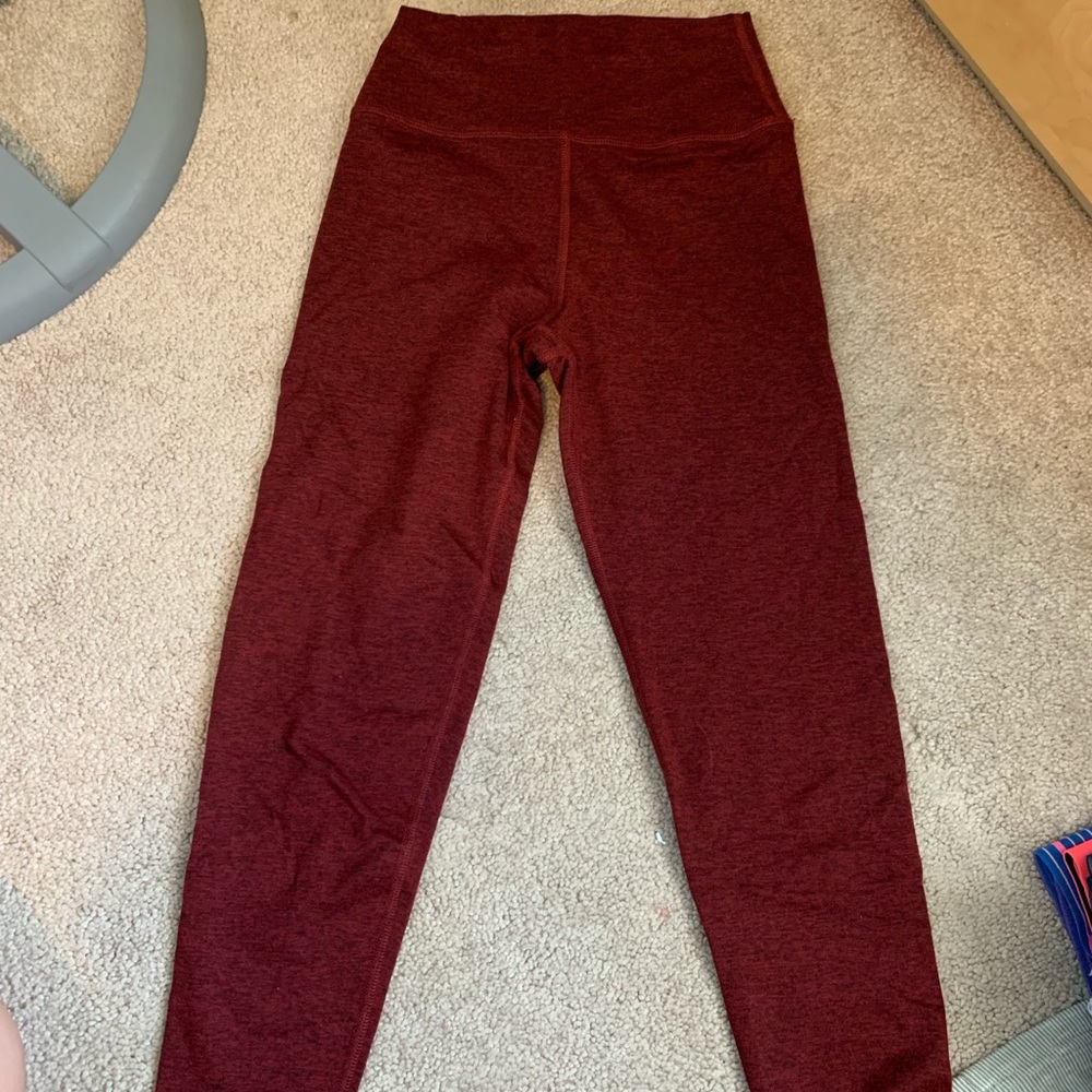 Sage Collective Maroon Leggings.